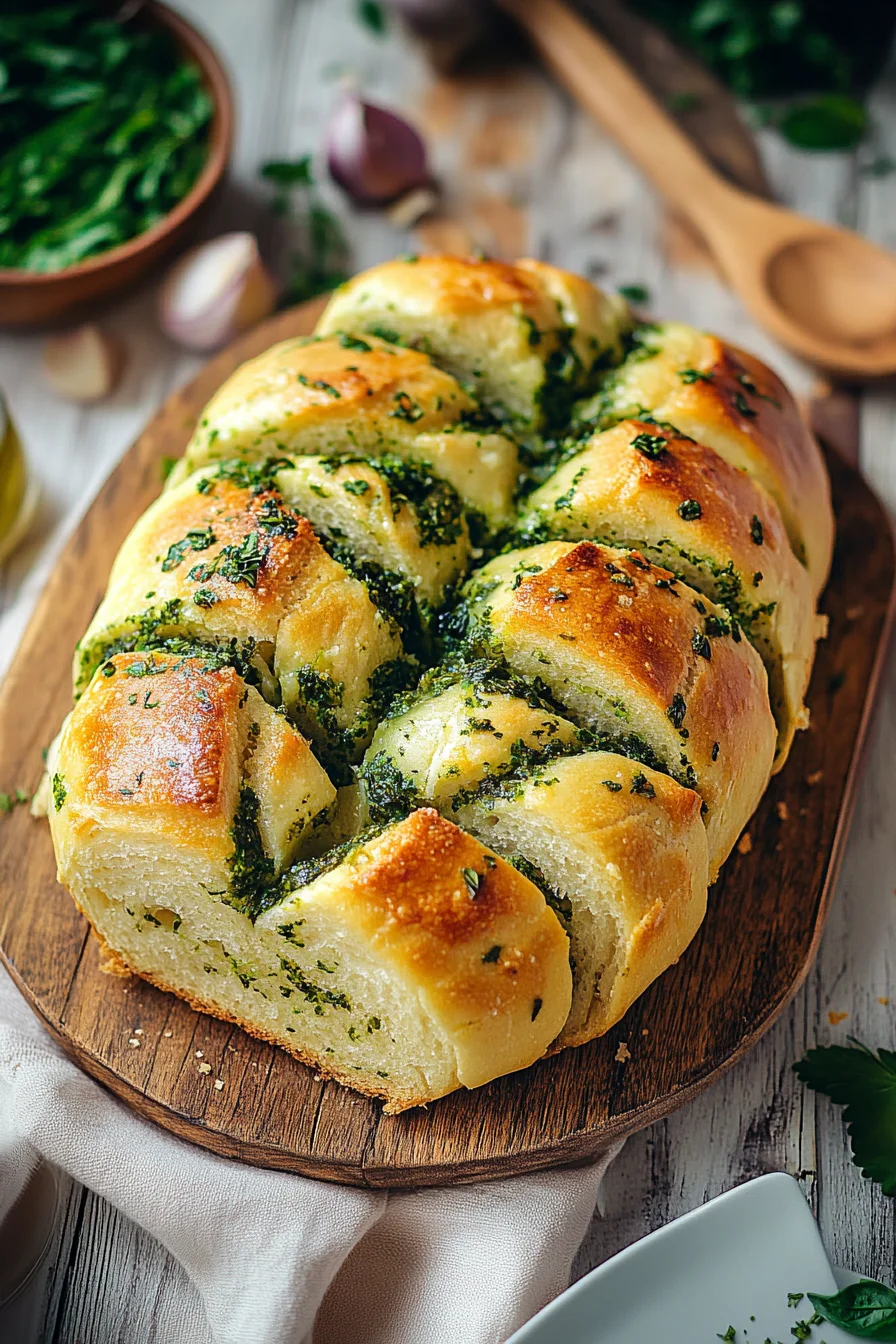 Bärlauch-Faltenbrot