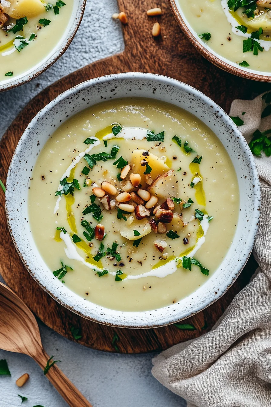 Muhammara-Suppe mit Paprika und Walnüssen