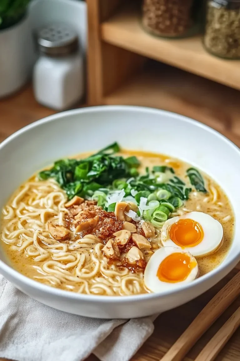 Cremige Ramen mit Erdnuss & Kokos für Soul Food