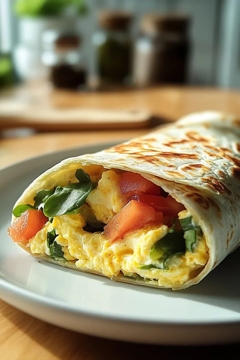 Fruehstueckswrap mit Ei