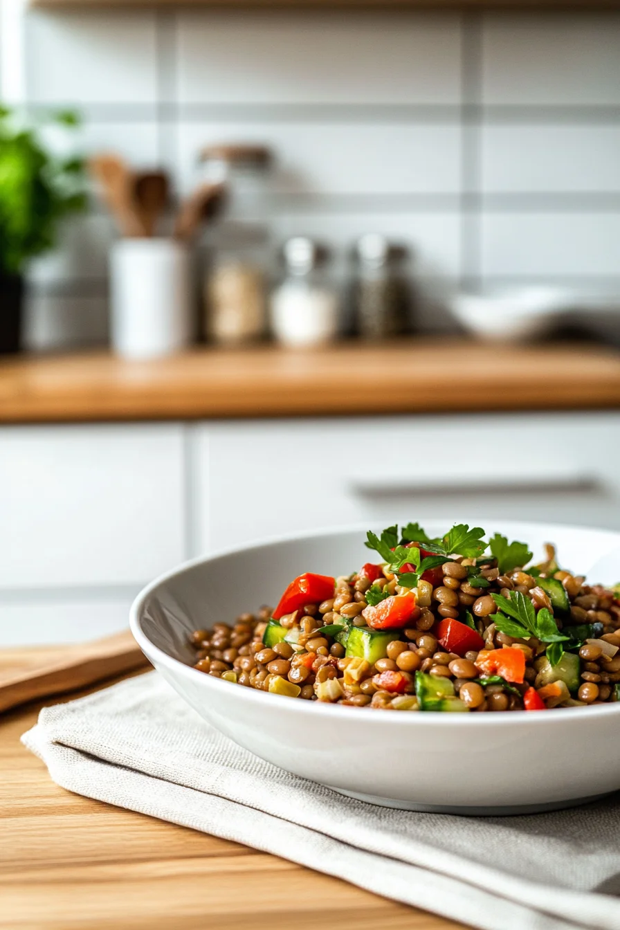 Orientalischer Linsensalat Schnelle Salat Rezept 5 Orientalischer