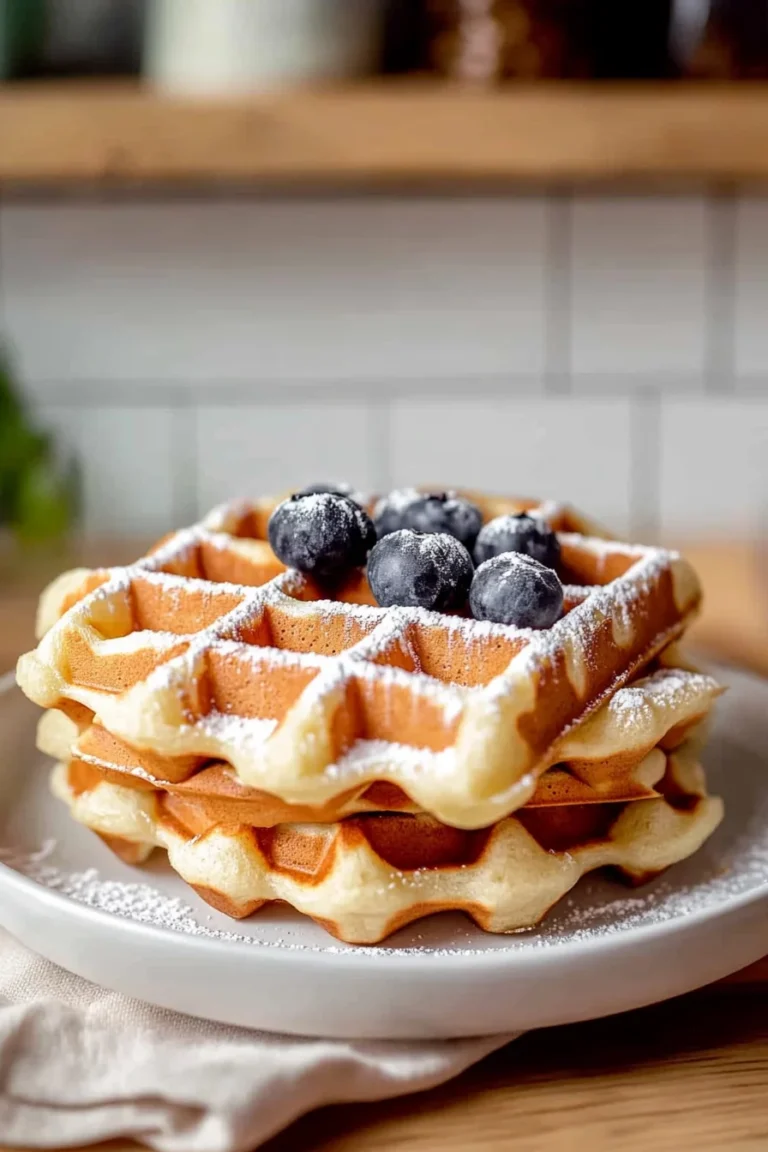 Proteinreiche Skyr Waffeln
