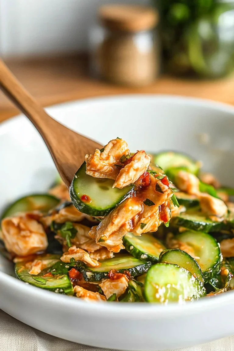 Thai Cucumber Salad with Chicken
