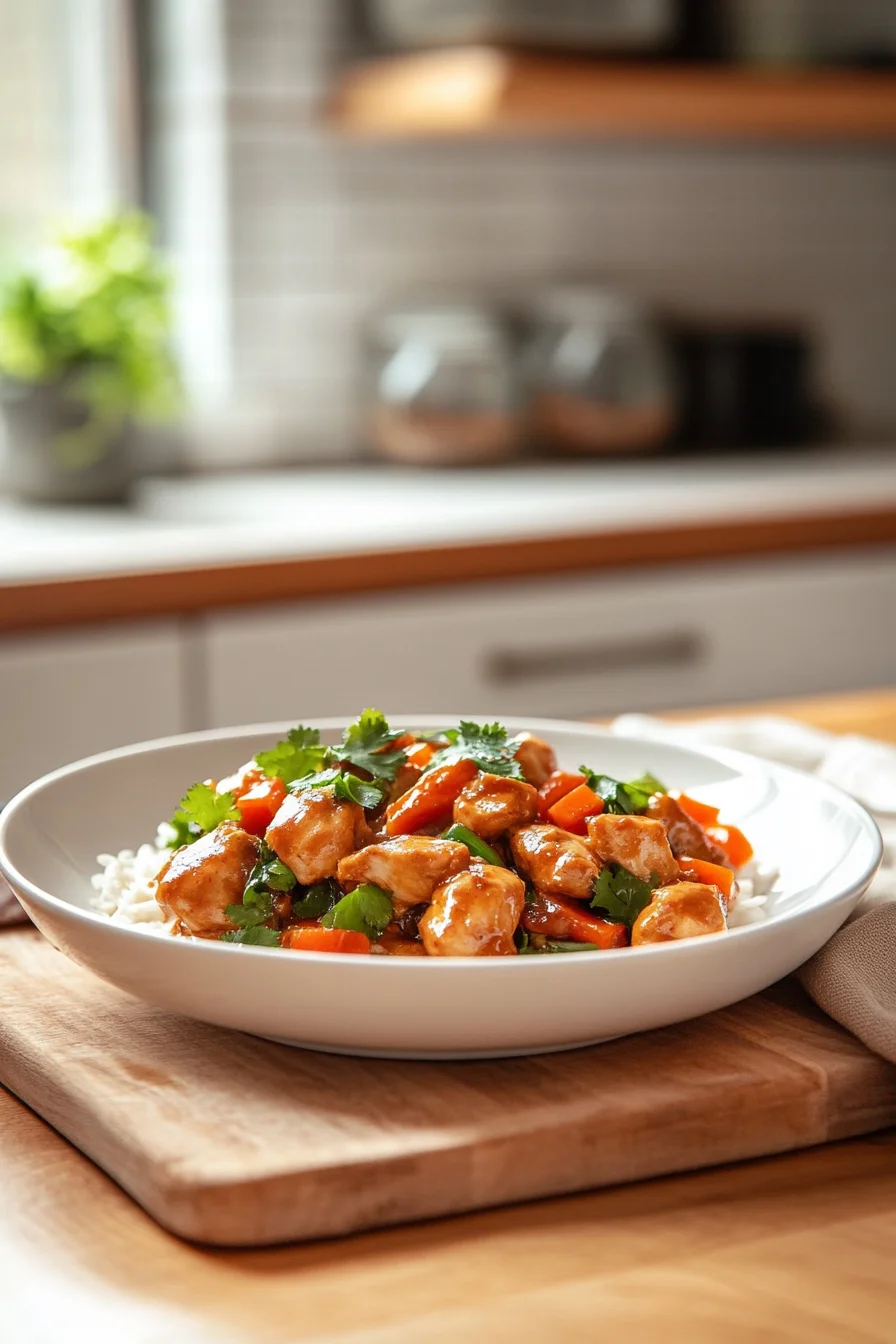 Thailändisches Erdnuss-Hühnchen