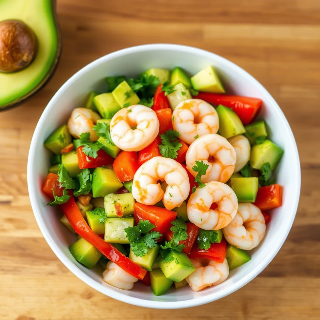 Garnelen-Avocado-Salat: Schnelles, Gesundes & Frisches Salat Rezept 