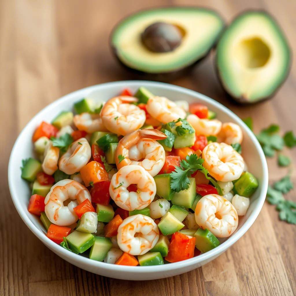 Garnelen-Avocado-Salat: Schnelles, Gesundes & Frisches Salat Rezept 