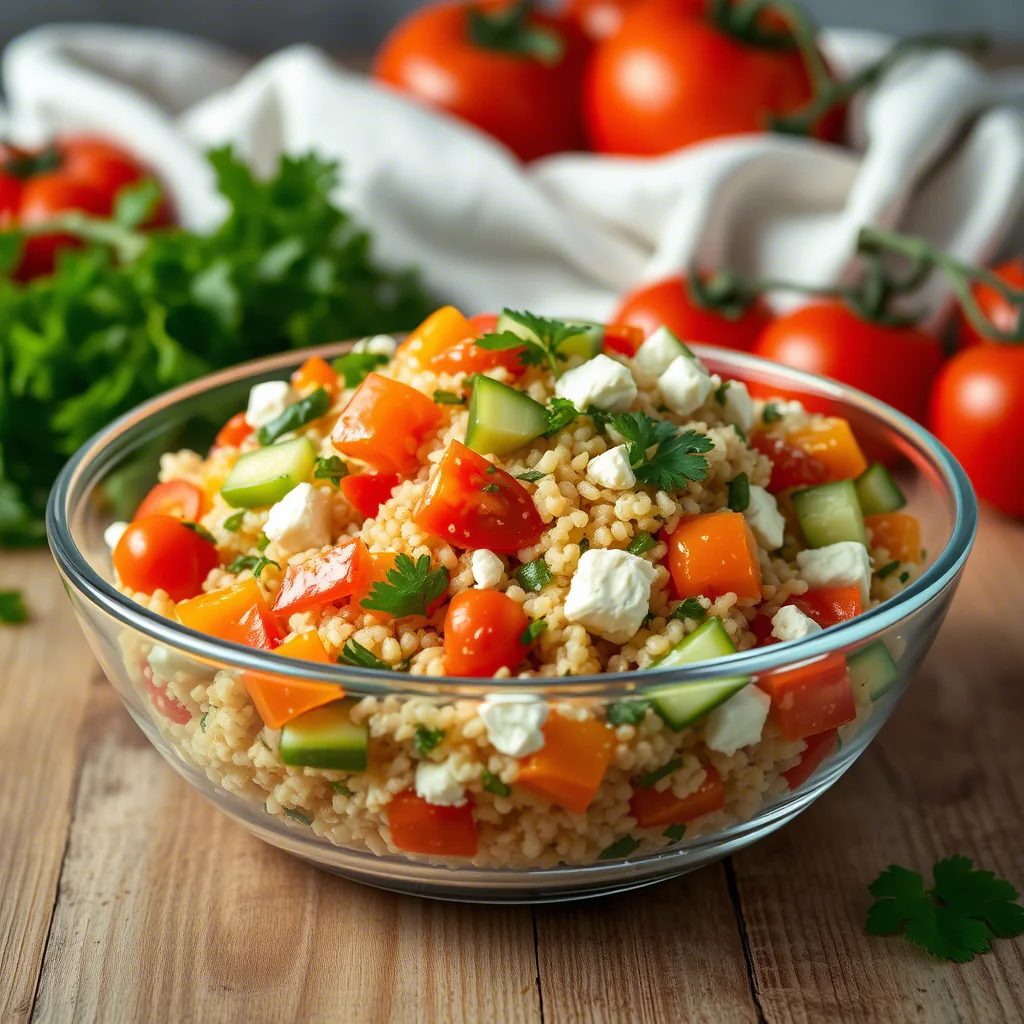 Couscous-Salat mit Feta: Ein leichtes Sommergericht Salat