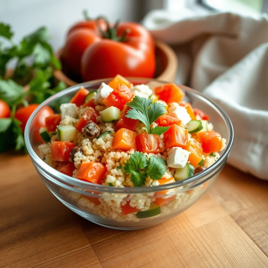 Couscous-Salat mit Feta: Ein leichtes Sommergericht