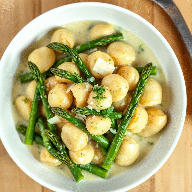 Gnocchi mit grünem Spargel: Ein frühlingshafter Genuss für deine Küche