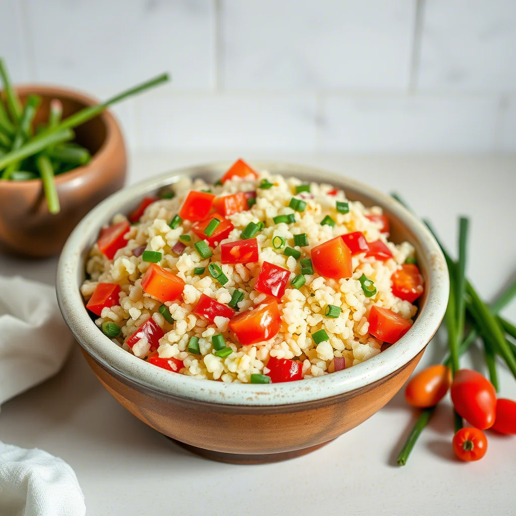 Veganer Couscous-Salat: Knoblauch trifft auf Frische Salat Rezepte