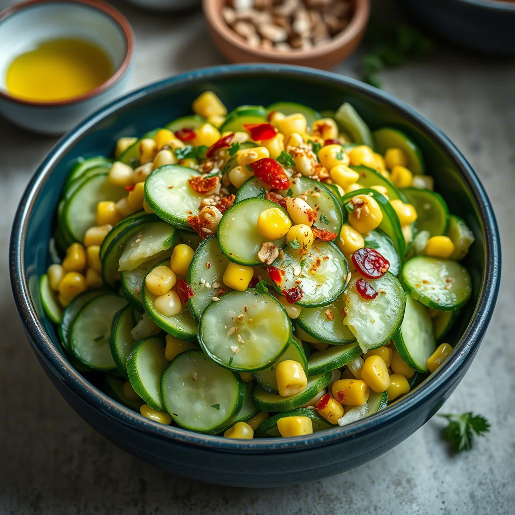 Asiatischer Gurkensalat: Scharf & aromatisch Salat Rezepte