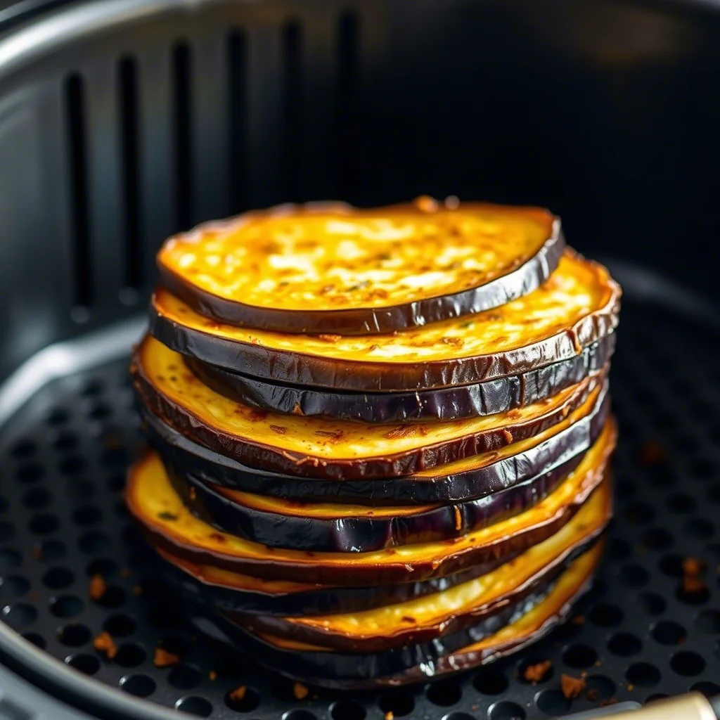 Kalorienarme Heißluftfritteusen Aubergine – Knusprig & Gesund Rezept