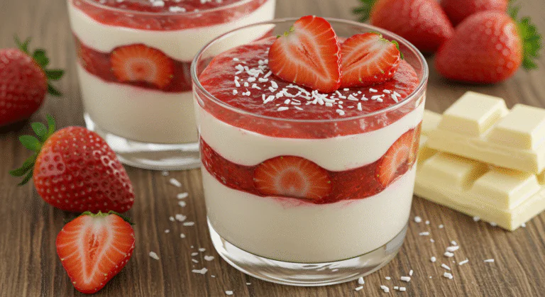 Erdbeer-Mascarpone-Dessert: Sommerlicher Genuss in Cremeschichten