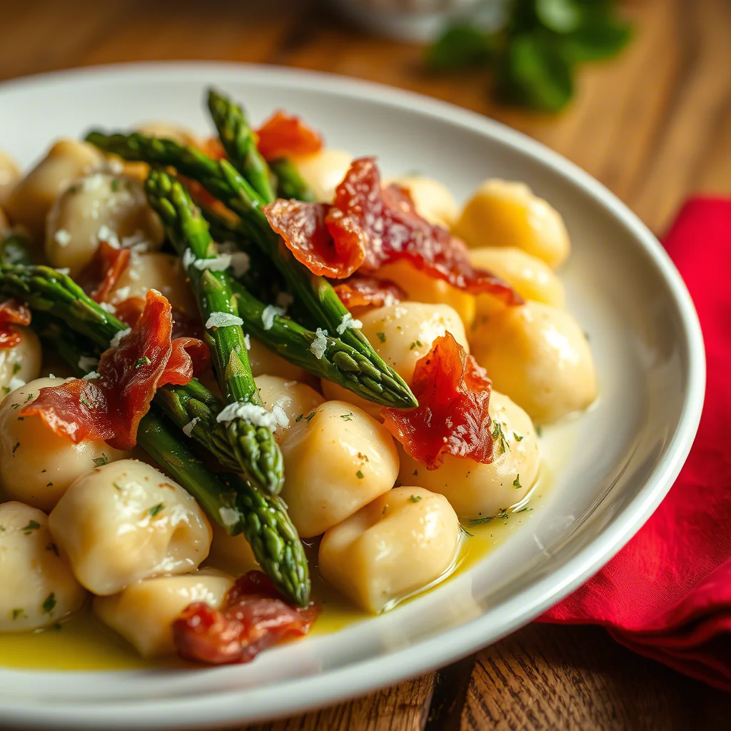 Gnocchi mit grünem Spargel Ein Frühlingsgenuss für jeden Tag!