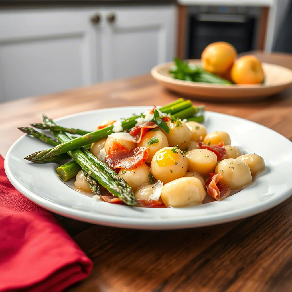 Gnocchi mit grünem Spargel Ein Frühlingsgenuss für jeden Tag!