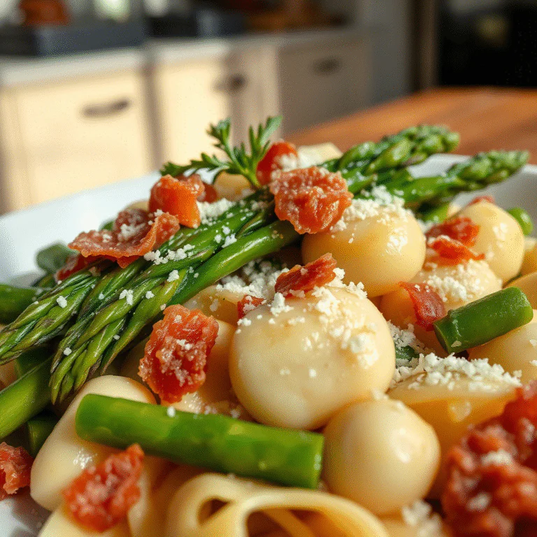 Gnocchi mit grünem Spargel: Frühlingsgenuss