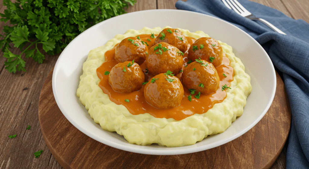 Hackbällchen Rezept mit cremiger Sauce und Kartoffelpüree: So gelingt das perfekte Familienessen