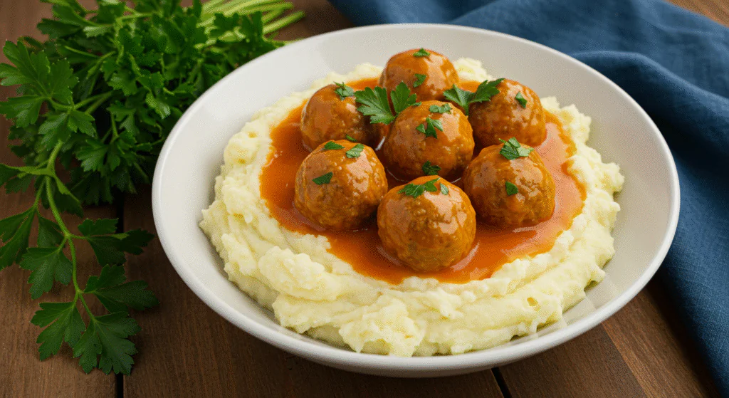 Hackbällchen Rezept mit cremiger Sauce und Kartoffelpüree: So gelingt das perfekte Familienessen