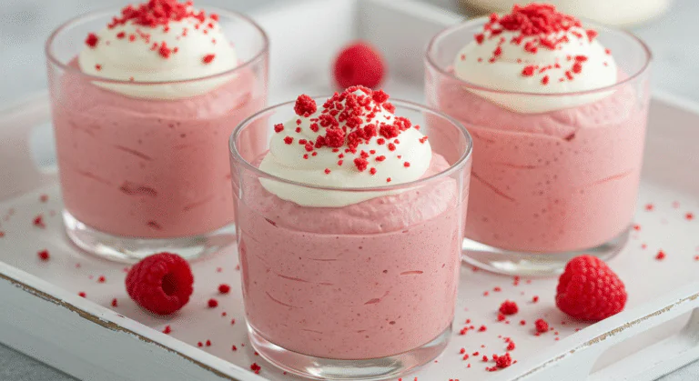 Himbeercreme: Schnelles Dessert für Gäste in nur 5 Minuten