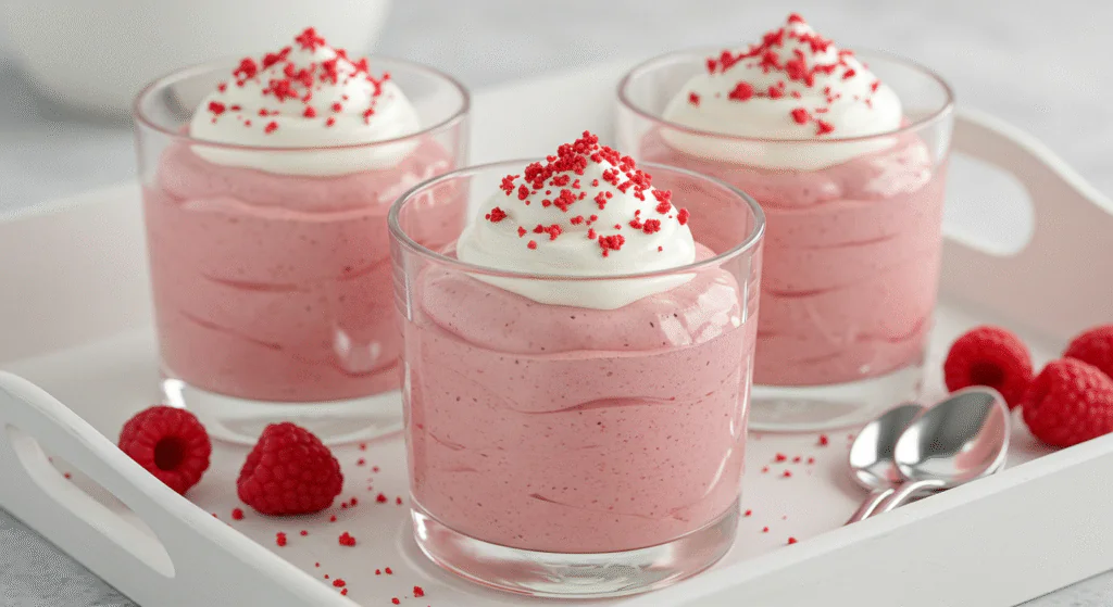 Himbeercreme: Schnelles Dessert für Gäste in nur 5 Minuten