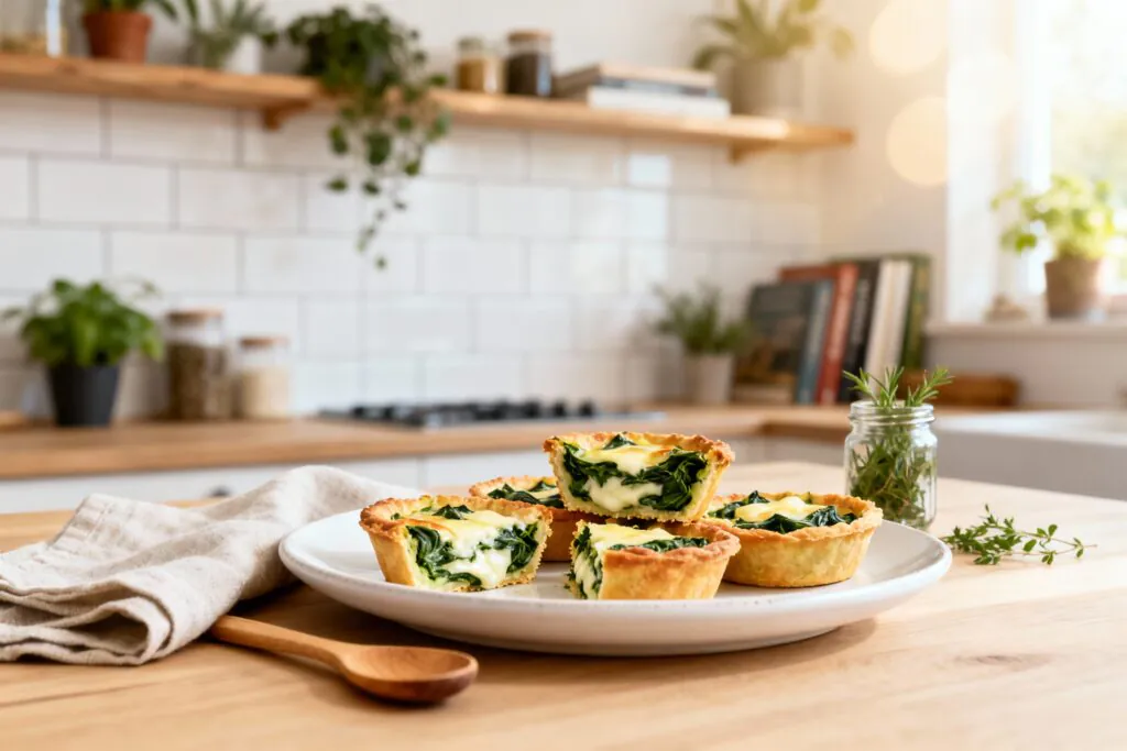 Mini-Quiches mit Ei, Käse & Gemüse – Herzhafte Häppchen fürs Frühstück oder Buffet