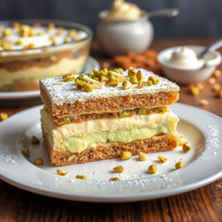 Pistazien Tiramisu: Ein Hauch von Italien mit Twist