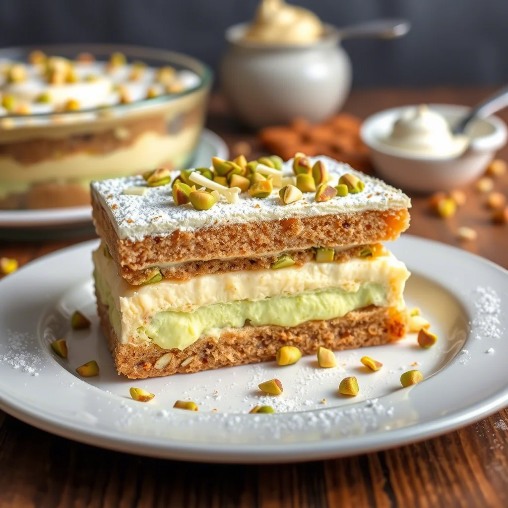 Pistazien Tiramisu: Ein Hauch von Italien mit Twist
