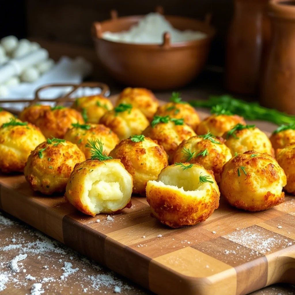 Zucchini-Feta-Bällchen: Leicht und knusprig aus dem Ofen
