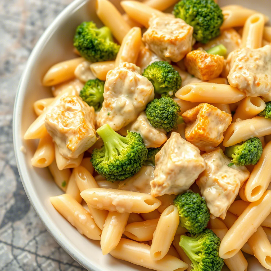 Cremige Hähnchen-Brokkoli-Pasta – Dein schnelles & unwiderstehliches Feierabendglück!