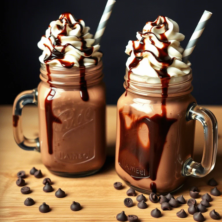 Frozen Hot Chocolate Rezept Der ultimative Schoko-Traum für Schokoladenliebhaber