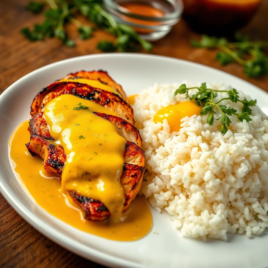 Saftiges Honig-Senf-Hähnchen mit Reis: Dein einfaches Feierabend-Rezept 4 Honig-Senf-Hähnchen Rezept mit Reis | Einfach, Saftig & Lecker | Schnelles Abendessen für die Familie