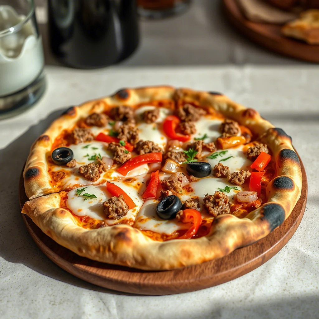 Kartoffelpizza mit Hackfleisch – Knusprig, herzhaft & echtes Comfort Food!