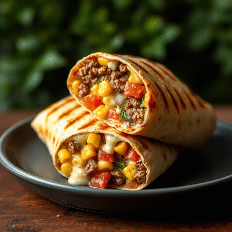 Knuspriger Gegrillter Käse-Burrito – schnell & lecker selbstgemacht