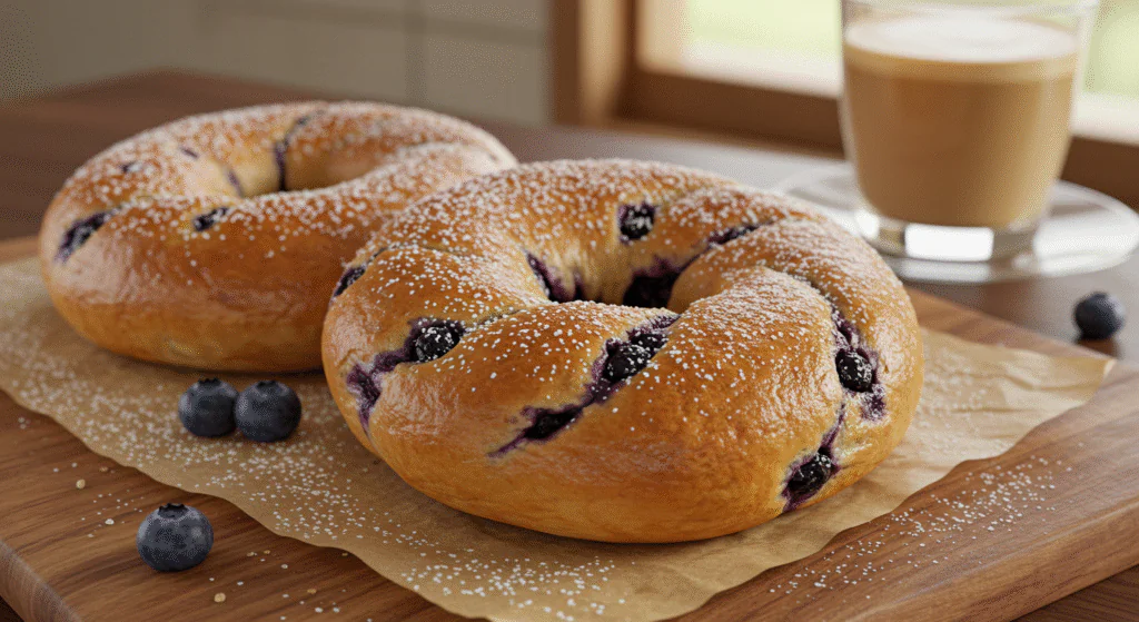 Proteinreiche Blaubeer Bagels – Gesund, saftig & ideal für dein Frühstück!