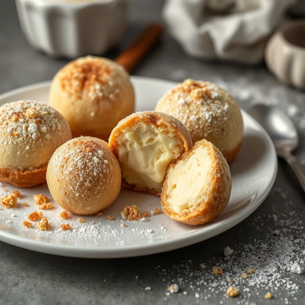 Schnelle Käsekuchen-Kugeln – Dein cremig-süßer Genuss für zwischendurch!