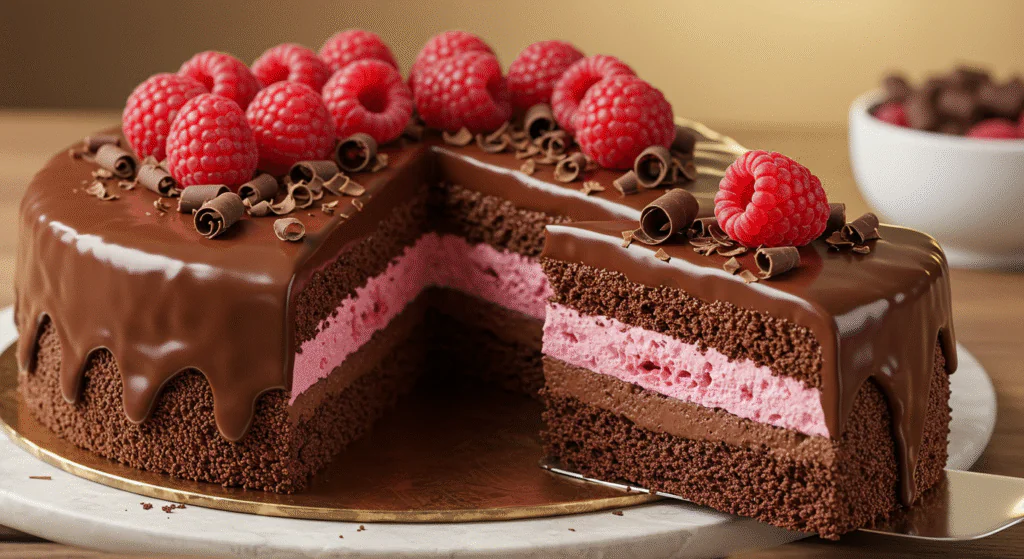 Himbeer-Schoko-Brownie-Torte: Das ultimative Rezept für Schokoladenliebhaber (perfekt zum Muttertag)