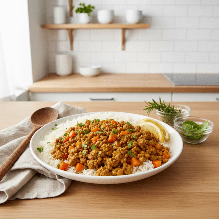 Curryreis mit Hackfleisch – Würziges Rezept in nur 30 Minuten lecker rezept