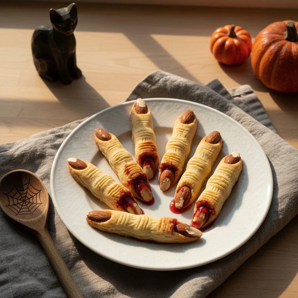 Halloween-Finger-Kekse – Gruselige Hexenfinger zum Erschrecken