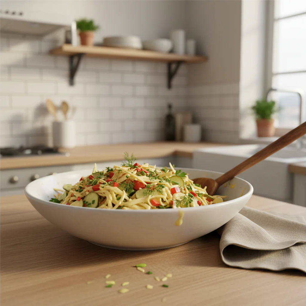 Käsesalat Oktoberfest – Frischer Klassiker für die bayerische Brotzeit