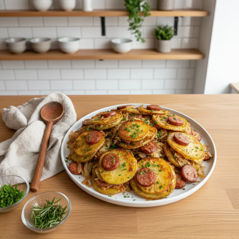 Oktoberfest Kartoffel-Stapel – Herzhaftes Festtagsgericht mit bayerischem Geschmack