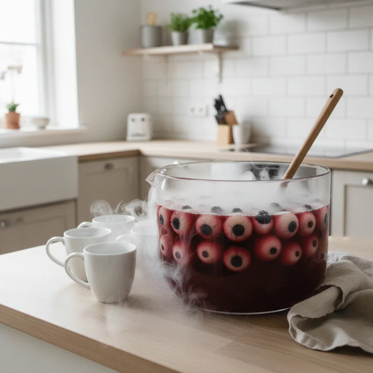 Tote Augen Bowle – Gruselige Halloween-Bowle für schaurig-schöne Partys