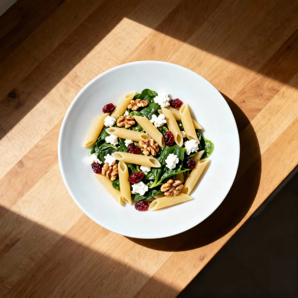 Feta & Cranberry Penne Salat: Dein perfektes Rezept mit Orangen-Vinaigrette