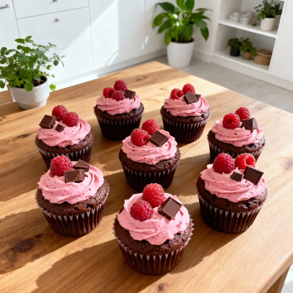 Himbeer-Schoko-Lava-Cupcakes: Das unwiderstehliche Rezept für flüssiges Glück