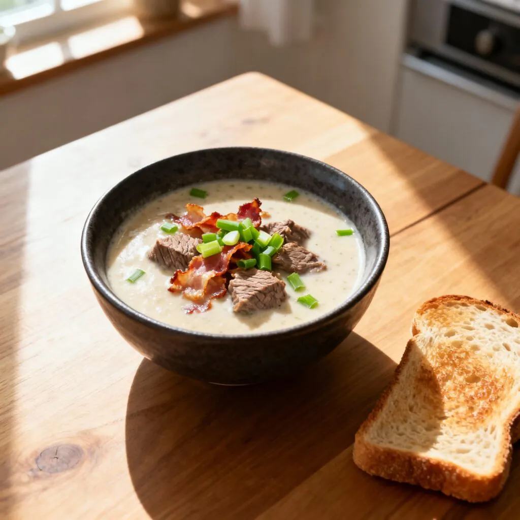 Käse Fleisch Suppe – Herzhaftes Comfort Food Rezept