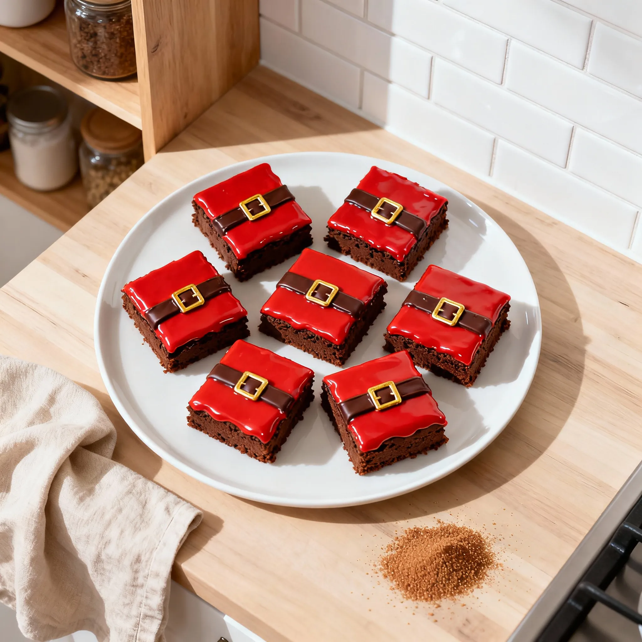 Weihnachts Brownies Rezept – Santa Bauch Brownies einfach & festlich 6 "Weihnachts Brownies Rezept Santa Bauch Brownies einfach & festlich" "Weihnachts Brownies Rezept – Santa Bauch Brownies einfach & festlich"