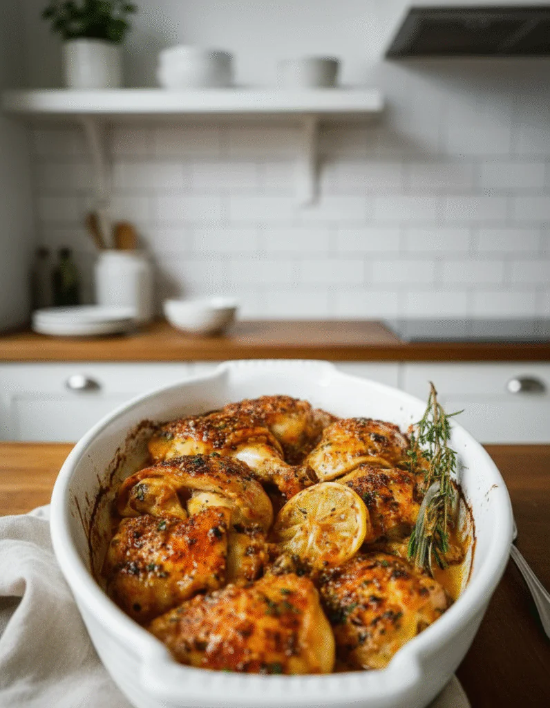 Zitronen Butter Hähnchen