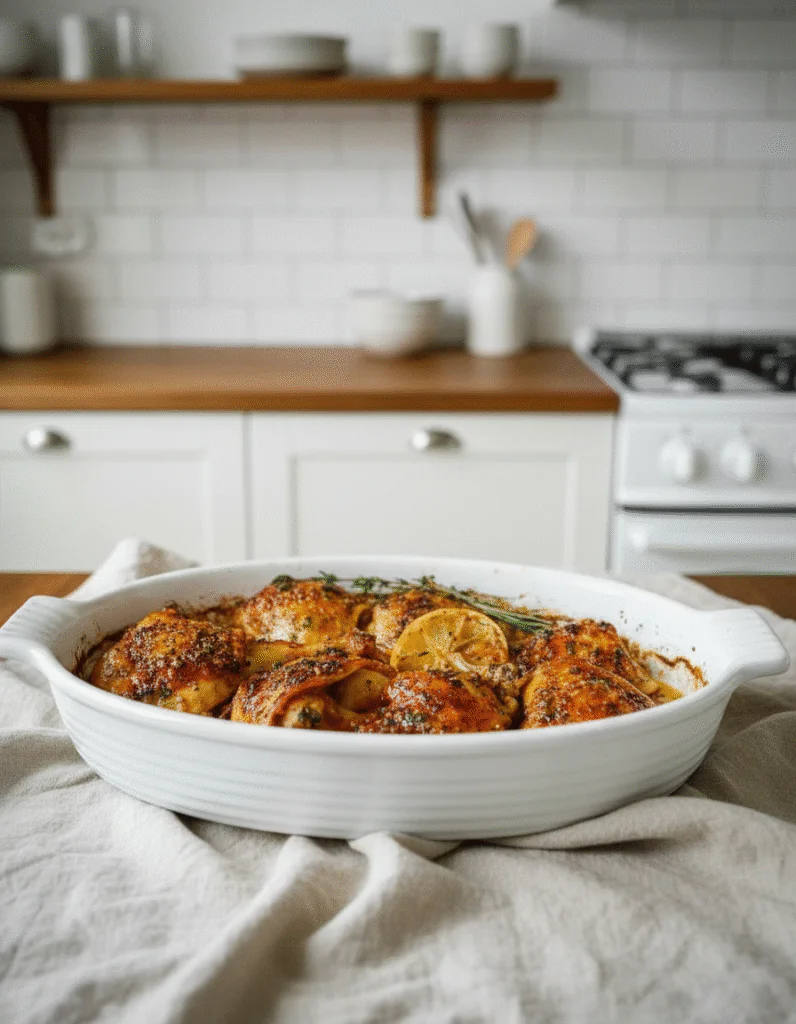 Zitronen Butter Hähnchen