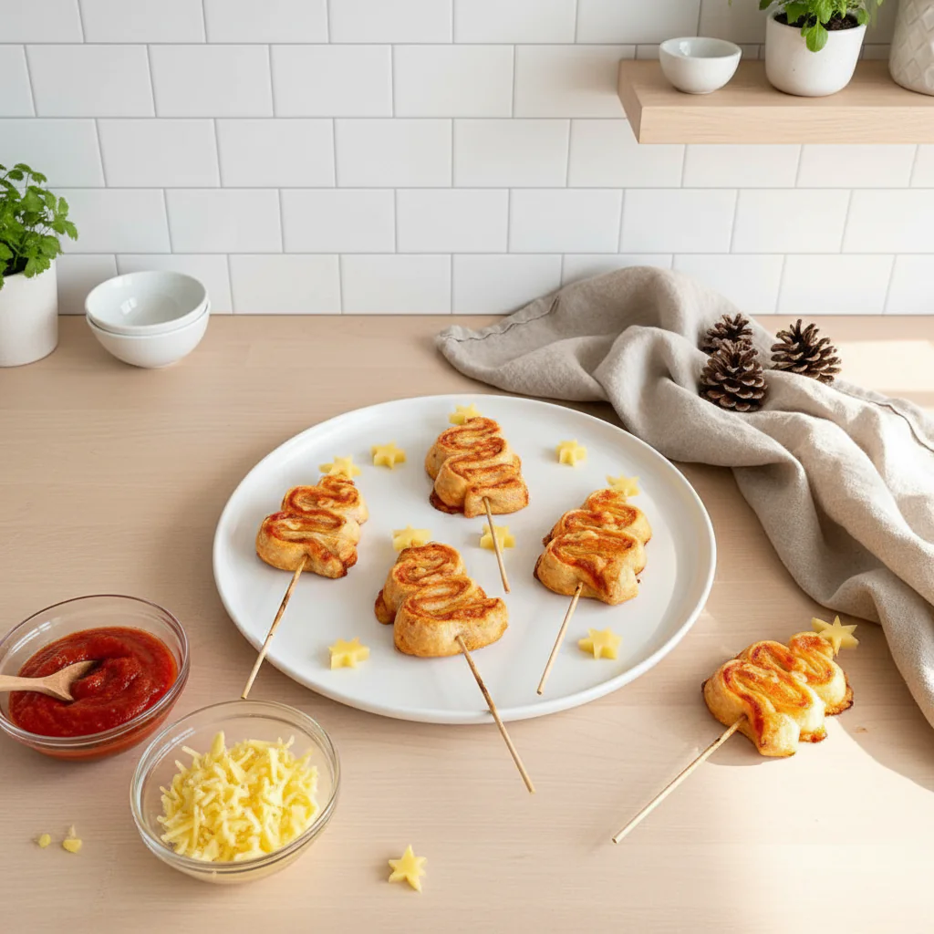 Blätterteig Tannenbaum Rezept – Einfache Weihnachtsleckerei in 30 Minuten rezept