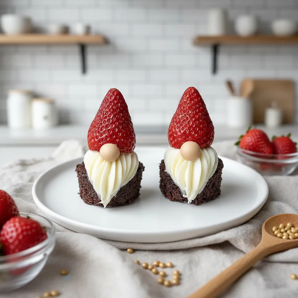 Brownie Bite Wichtel Rezept Einfach – Süße Weihnachtsdessert