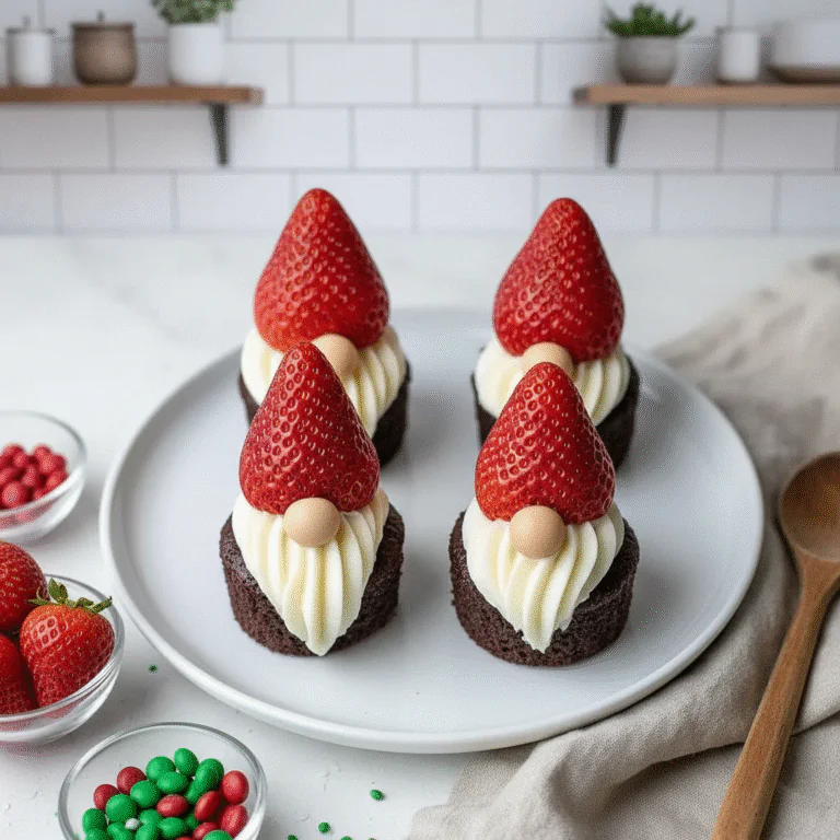 Brownie Bite Wichtel Rezept Einfach – Süße Weihnachtsdessert